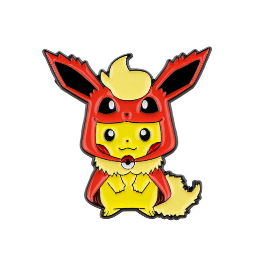 Flareon Poncho Pikachu Enamel Pin