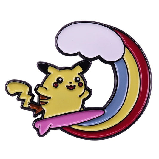 Surfing Pikachu Enamel Pin