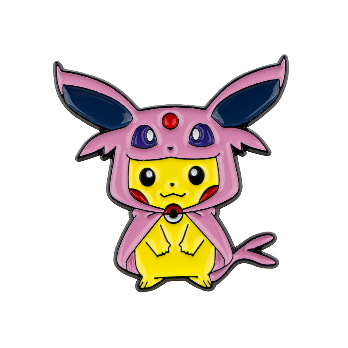 Espeon Poncho Pikachu Enamel Pin