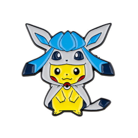 Glaceon Poncho Pikachu Enamel Pin