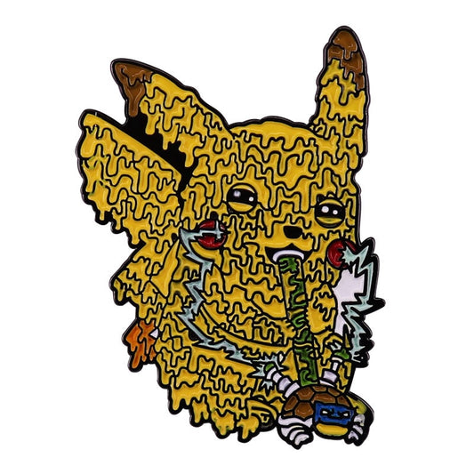 Melting Pikachu Enamel Pin