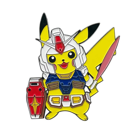 Gundam Pikachu Enamel Pin